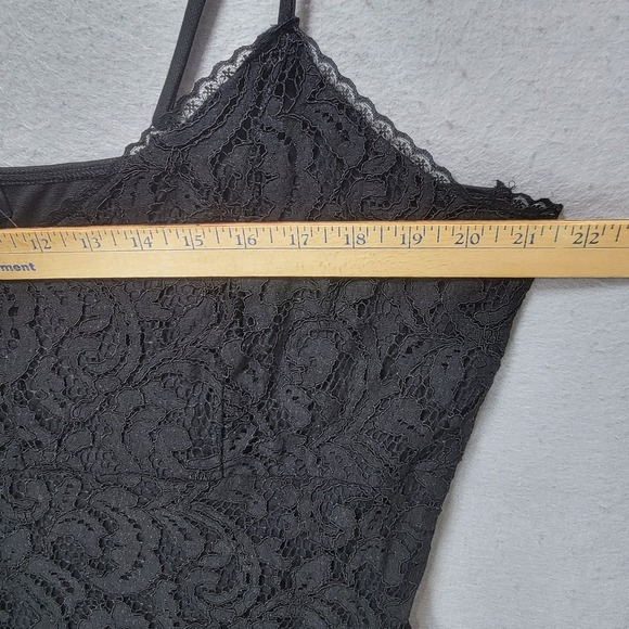 Forever 21 Y2K Lace Teddy Bodysuit Sz 3X Nightclub Whimsigoth Black Lingerie - Picture 14 of 16